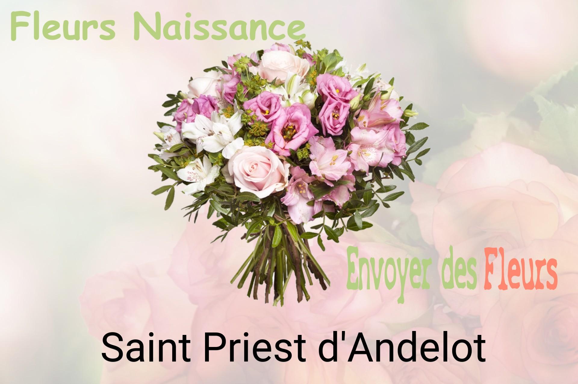 Bouquet de fleurs de naissance livré à Saint-Priest-d'Andelot